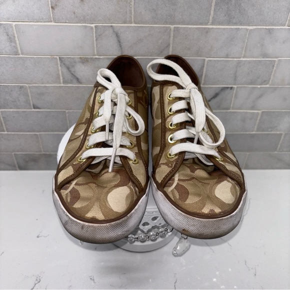 Coach Women's Brown Sneakers - size 6 1/2 - Picture 2 of 8